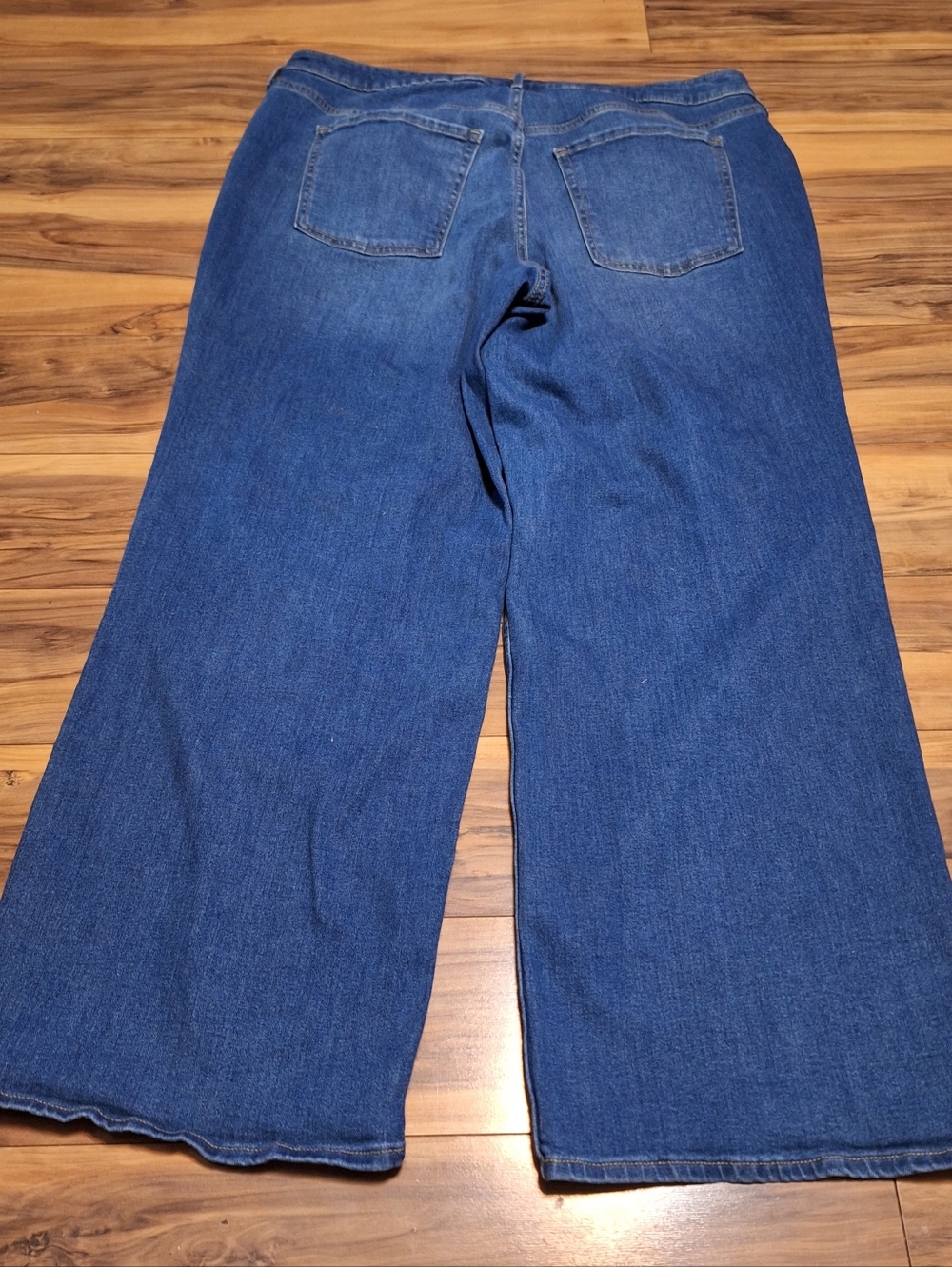 Old Navy Wow Wide Leg High Rise Jeans Denim Stretch Womens 20 Plus Festival - Picture 2 of 7